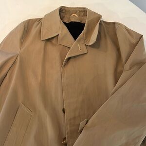 Vintage Hughes & Hatcher fleece lined trench coat